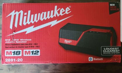 Milwaukee M12/M18 Bluetooth Speaker (TOOL ONLY) 