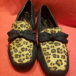 Mushroom Cheetah Print Shoes