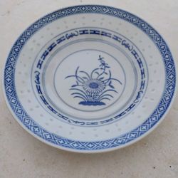 Small Chinese Blue And White Bowl From China