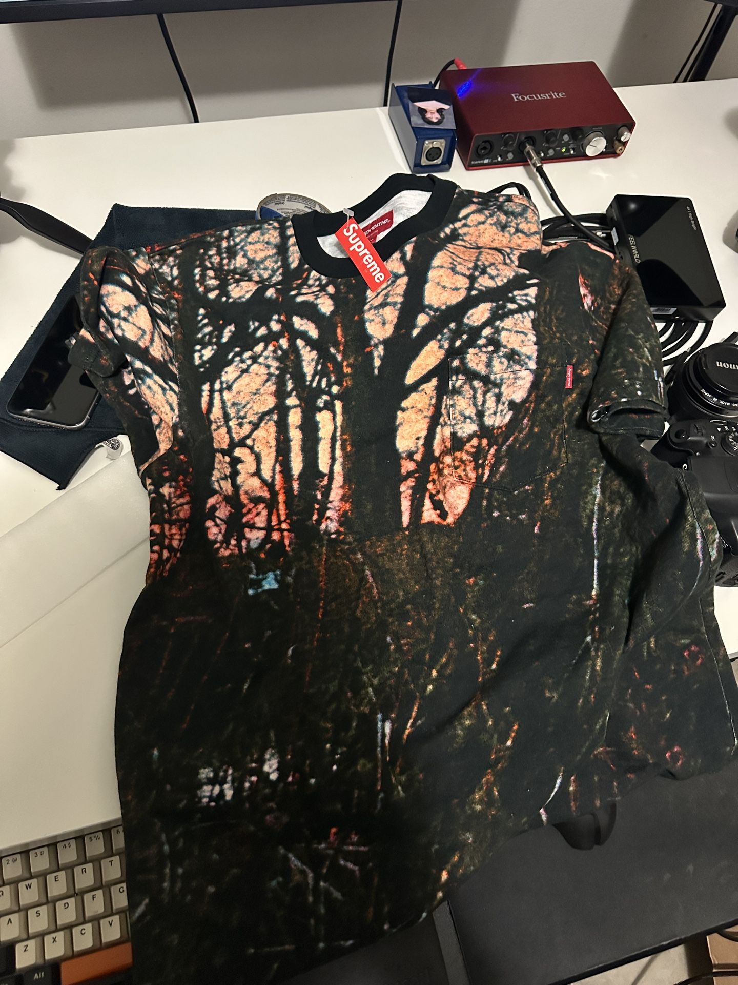 Supreme Camo Forrest Medium Graphic Tee