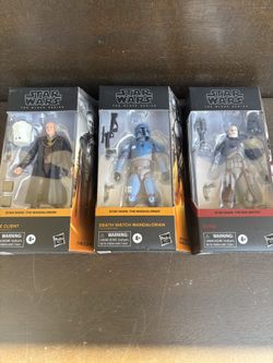 3 New in box - Starwars Figures