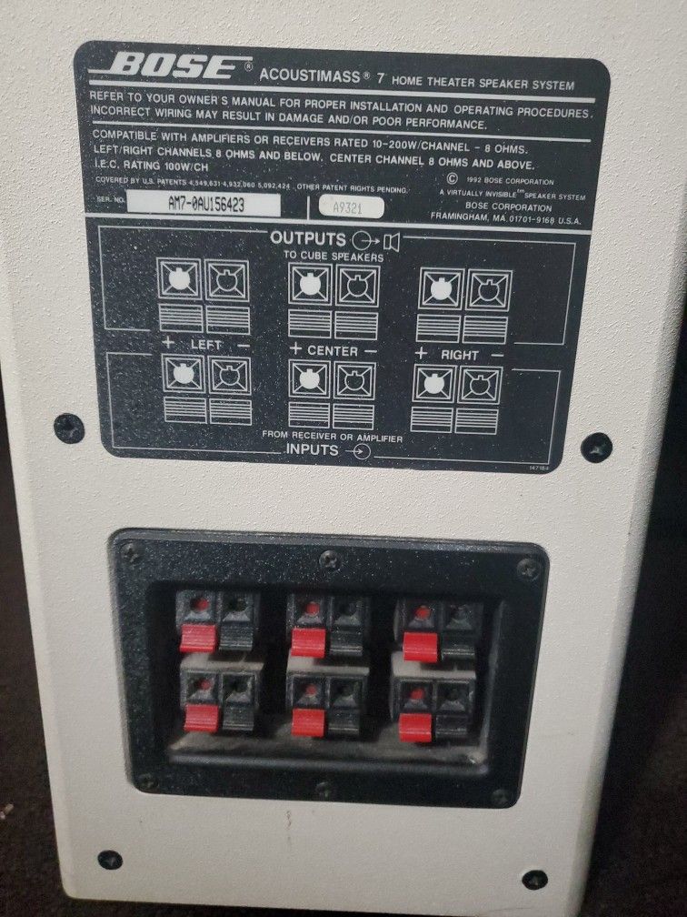 Bose Acoustimass Home Theater System