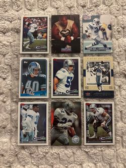 Dallas Cowboys NFL Trading Cards Lot of 9