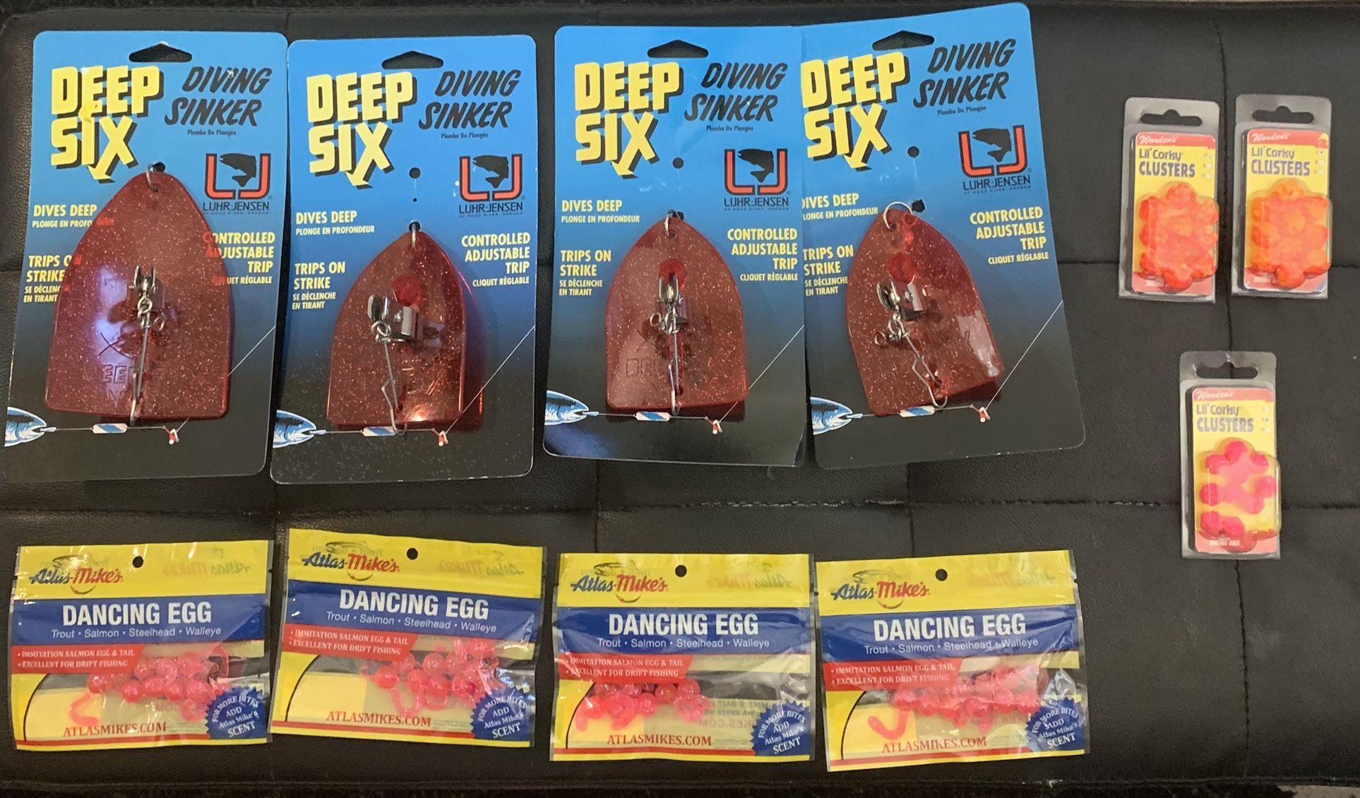 New Fishing Gear! Deep Six, Dancing Eggs, Corkies