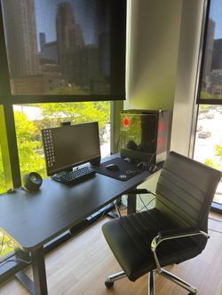 Electric Standing Desk & Chair