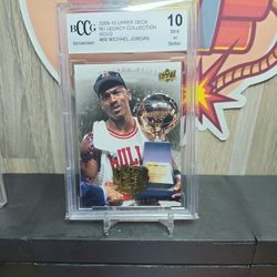 2009-10 Upper Deck Mj Legacy Collection Gold Beckett 10
