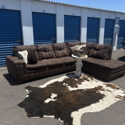 Ashley Couch 2 Piece Sectional Couch 