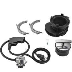Garbage disposal cover control feed adapter w power cord