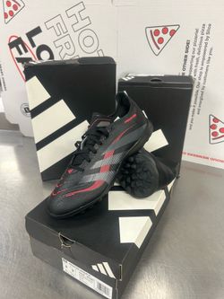 adidas Predator League TF Turf Shoes Black/Red/Gray sizes available 7/10 men’s