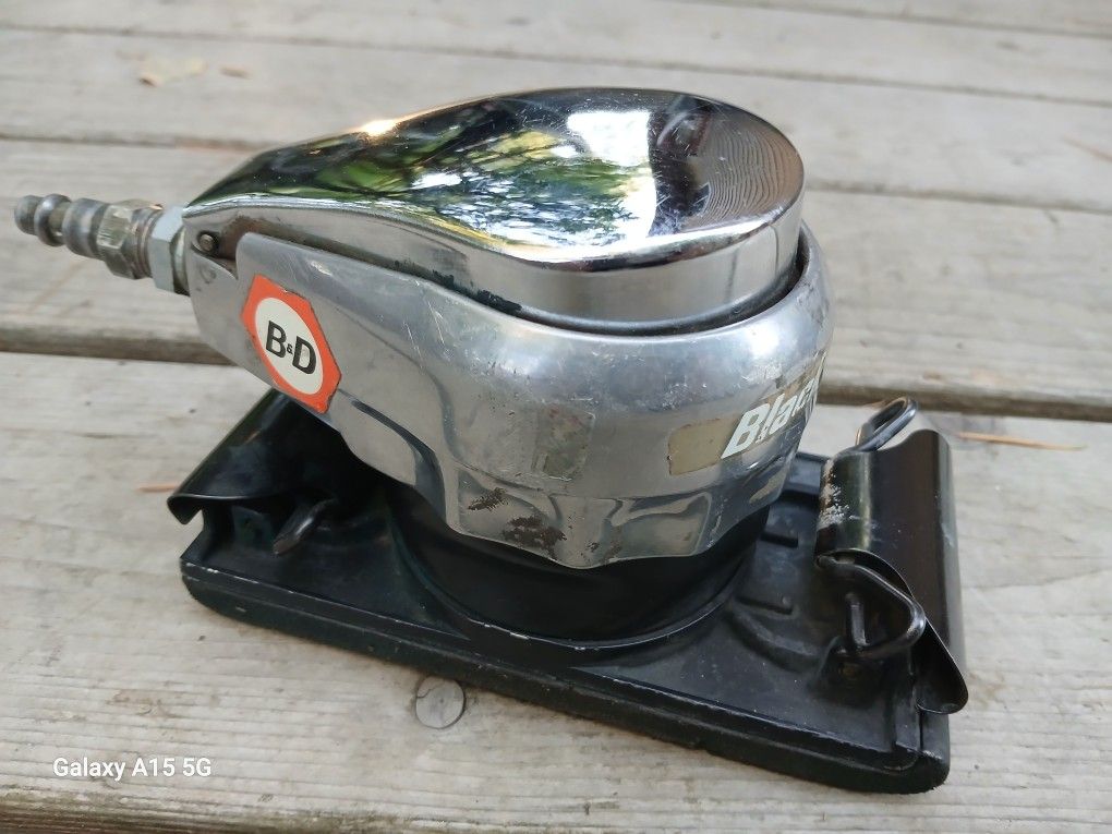 vintage Black & Decker pneumatic (air-powered) jitterbug sander