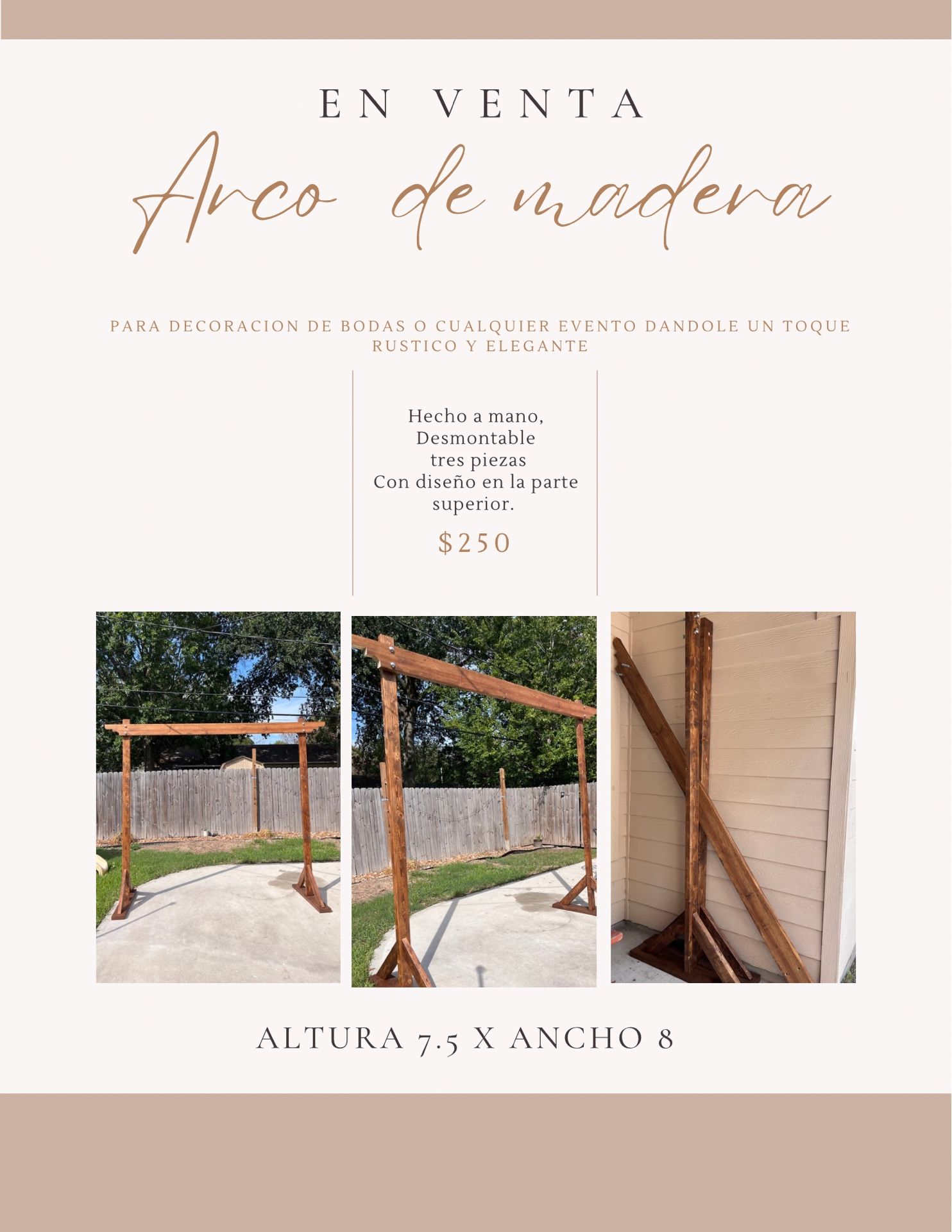 Arco De Madera/ Wooden Arch