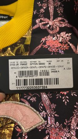 Dolce & Gabbana Brocade Jacket Size 36