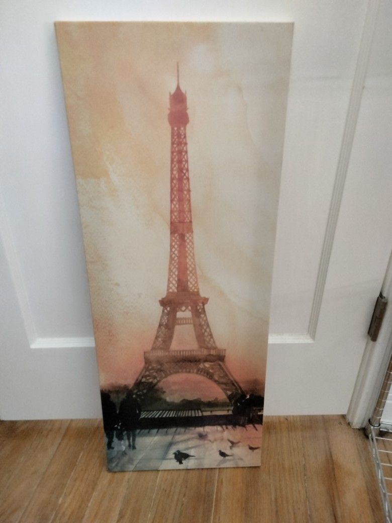 Eiffel Tower Canvas Art