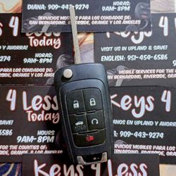 $70 @ Pomona Indoor Swapmeet | Chevy Buick GMC PEPS Flip Key Push Start Button Copy (Verano, Malibu, Cruze, Equinox, Camaro, LaCrosse, Sonic, Terrain,