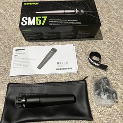 Shure SM57 Cardioid Dynamic Instrument Microphone