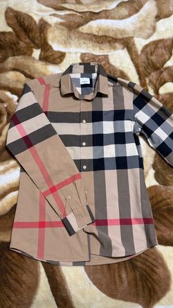 Burberry Check Button-Down Shirt