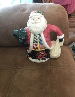 SANTA TEAPOT  NEW