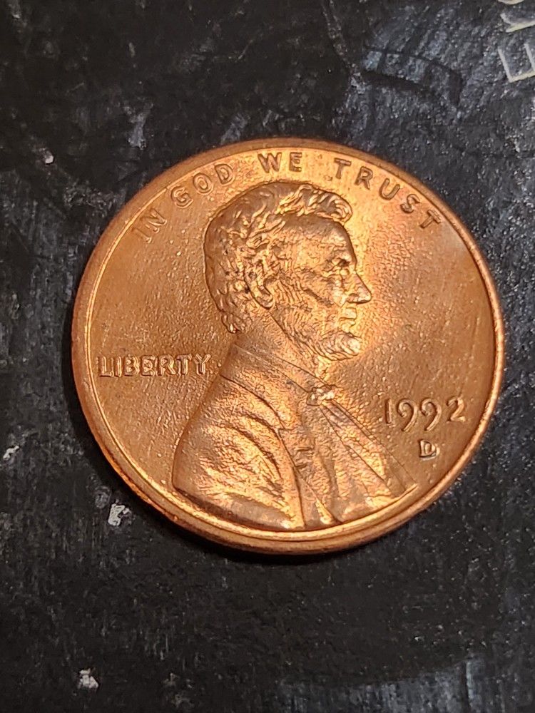 1 Cent 1992 D RD