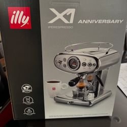 Espresso & Coffee Machine + Milk Frother ILLY X1 IPERESPRESSO ANNIVERSARY Machine