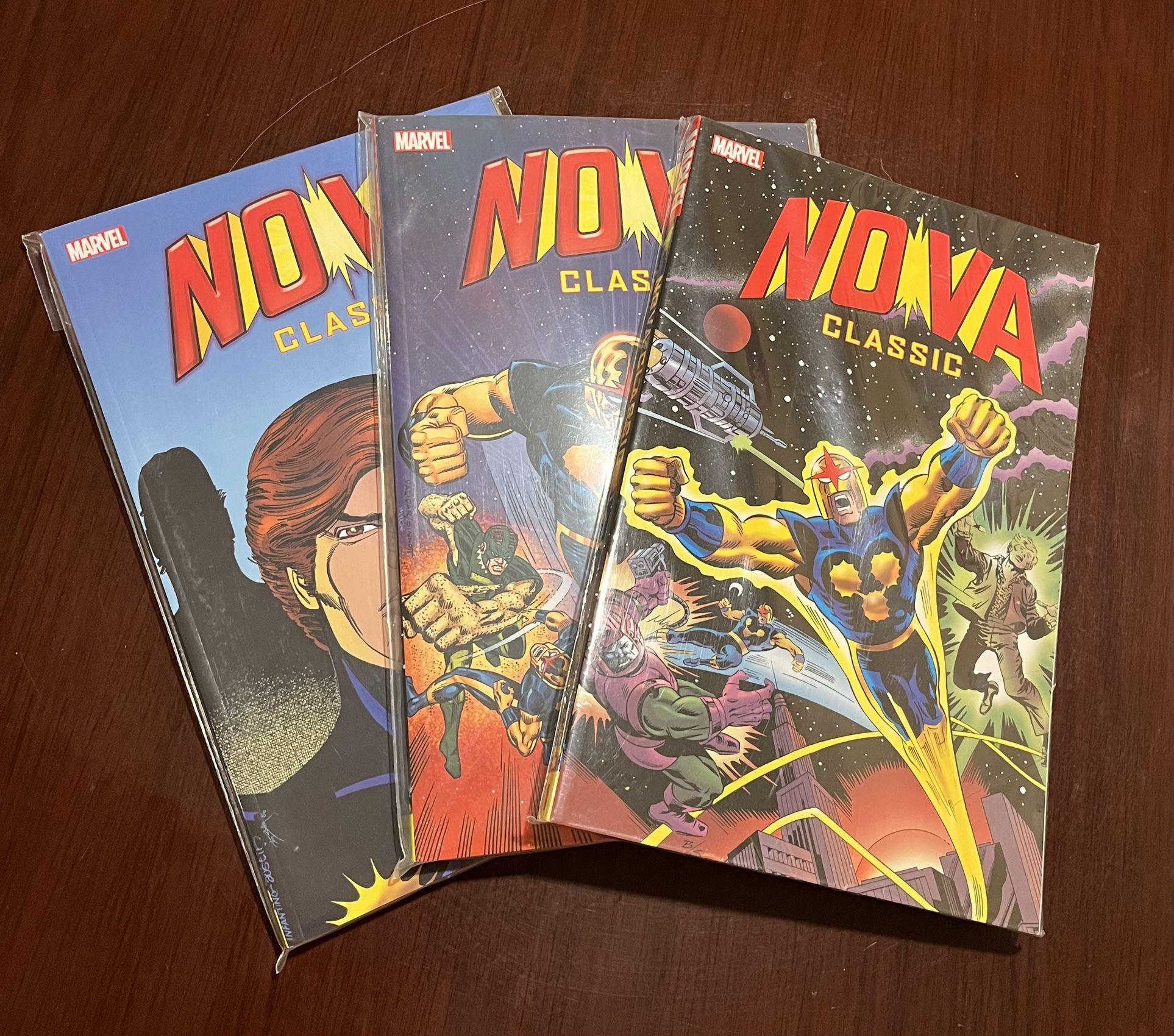 Nova 1-3 Tpb + Captain America 1-4  HC Tpb