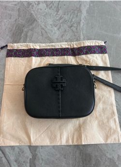 Tory Burch Black leather crossbody bag