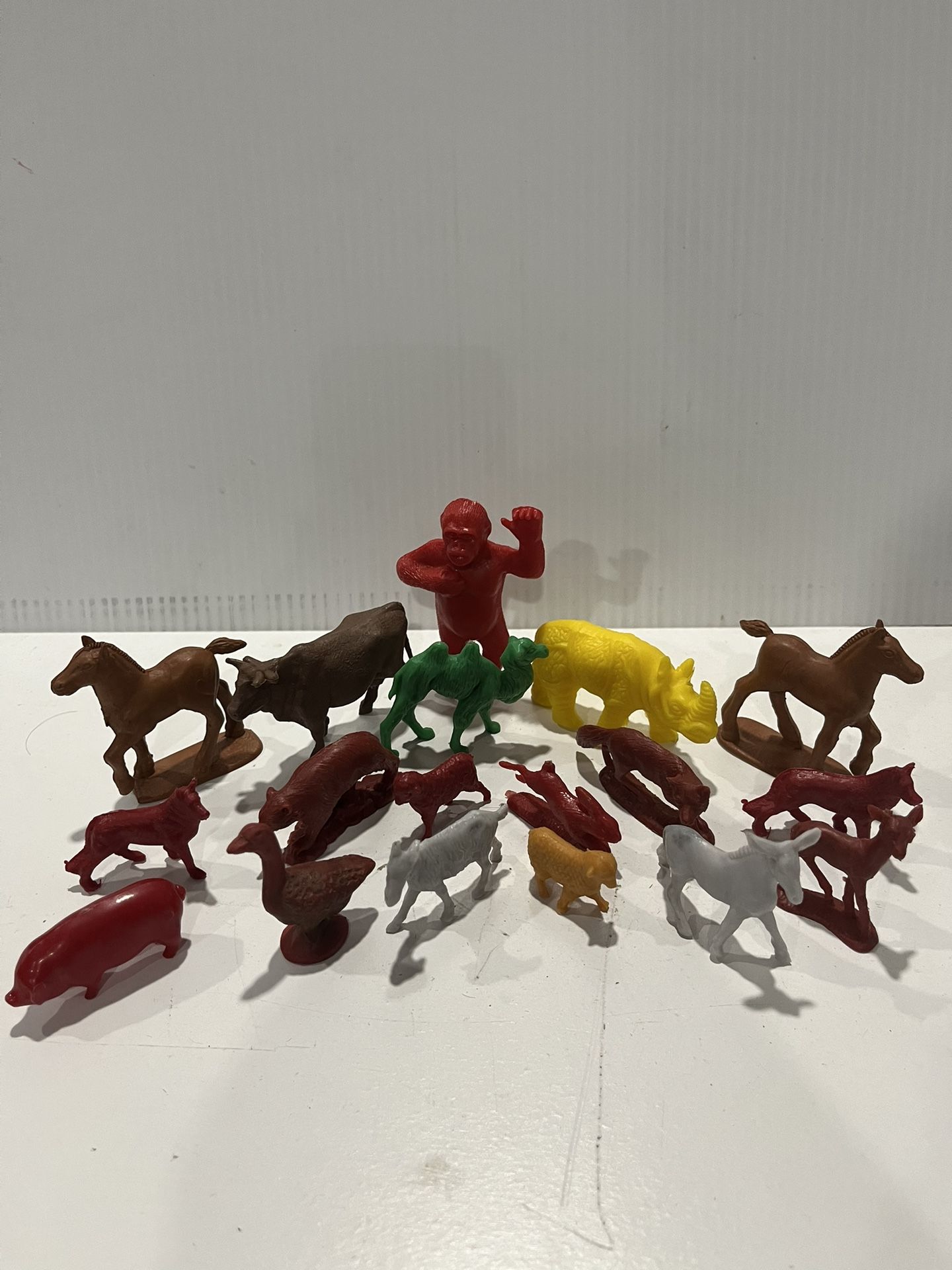 Vintage Plastic Toy Farm Animals