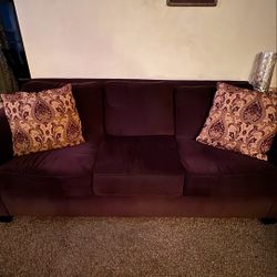 Purple Wine 2 Piece Sofa Set!!