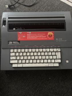 SMITH CORONA PITCH 10 Tab S @ 2 3 Tab Q W E Tab C Lock A S D Caps Lock Shift Paper In Z Demo Abbr Code Margin FEATURE Exclusive Dictionary System: 75,
