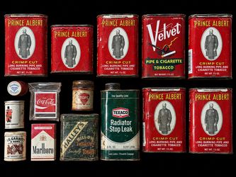 Vintage Advertising & Tobaccoriana Lot – 14pc Sealed Texaco, Prince Albert & Novelty Matches