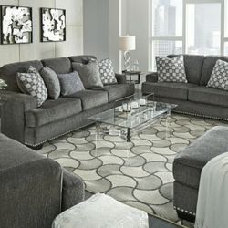 [SPECIAL] Locklin Carbon Living Room Set

