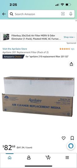 Aprilaire Furnance Filters 2pack