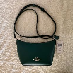 NEW! Coach Emerald Green Crossbody Bag - CW336