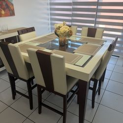 Sofia Vergara Savona Ivory 6 Pc Counter Height Dining Room