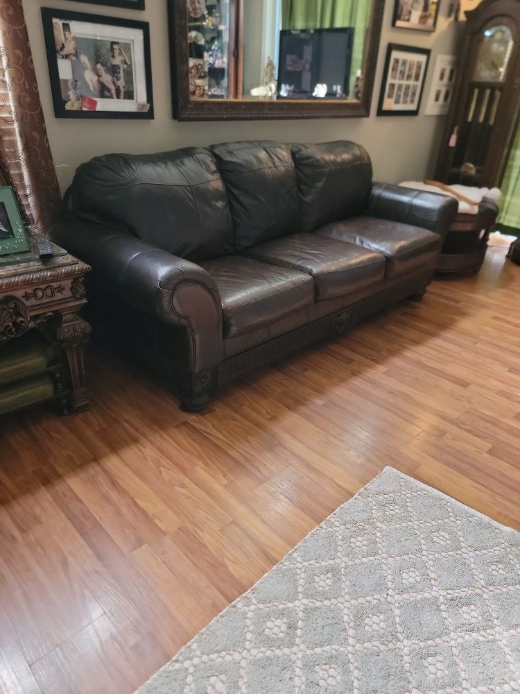 Ashley Furniture Leather Sofa
