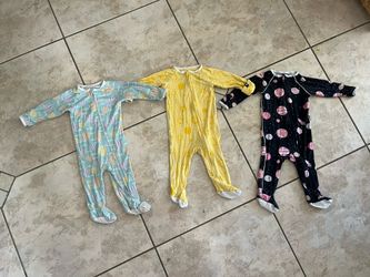 Sweet Bamboo Baby Girls Bamboo Sleepers S 3-6 Months