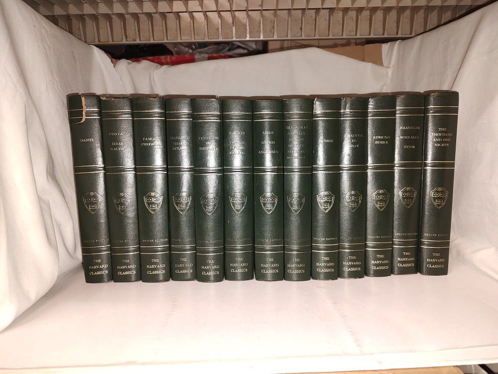 The Harvard Classics Deluxe Edition Books 1937, 1969 20 Volumes! Antique books