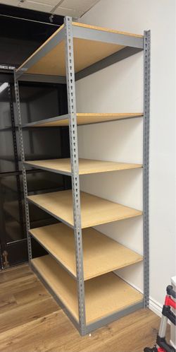 84 Inch 6 shelving boltless shelf