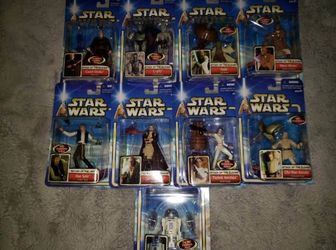 Vintage Star Wars Attack of the clones figures