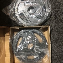 Pair Of 25lbs Plates Weights Olympic