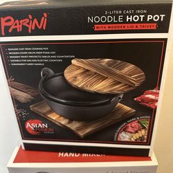 Parini Noodle Hot Pot With Wooden Lid & Trivet 🍲