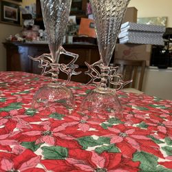 Pair of Decorative Fritz Dreisbach Venitian Glasses