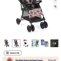 Pink Kolcraft Stroller