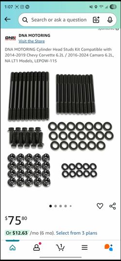 Corvette Cylinder Head Studs
