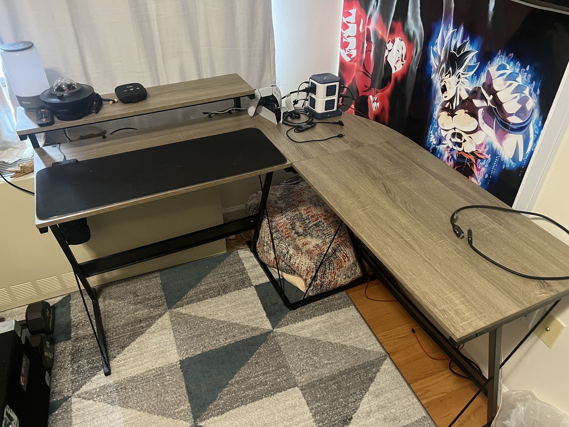 L SHAPE DESK