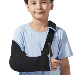 Velpeau Kids Arm Sling Shoulder Immobilizer with Waist Strap, Ventilated & Breathable Design, Arm Support Brace for Children, Boys, Girls (Kids Comfor