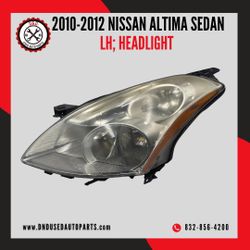 2010-2012 NISSAN ALTIMA SEDAN LH HEADLIGHT