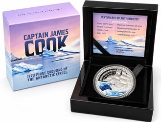 2023 Captain James Cook 1oz Silver Proof Coin