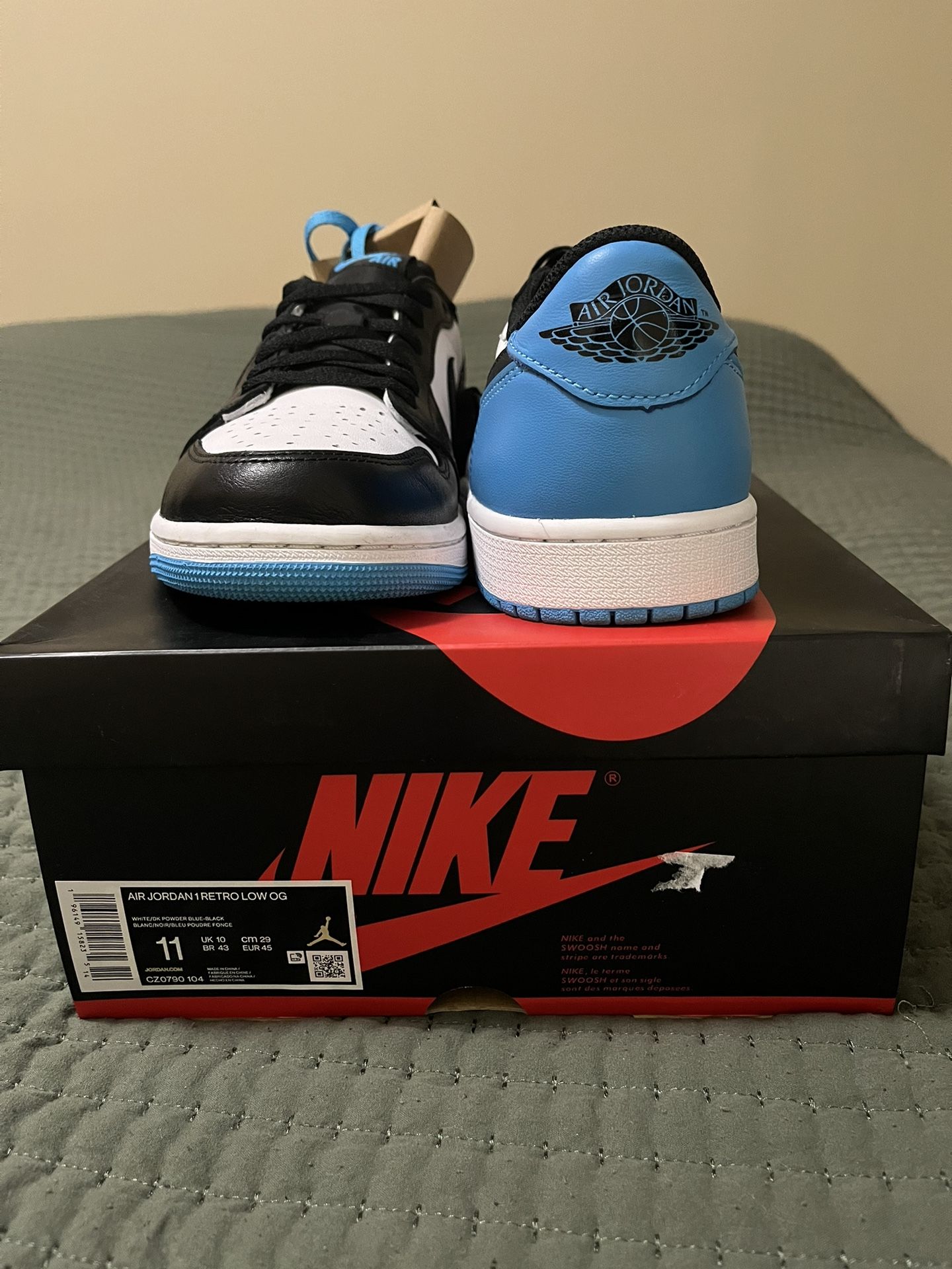 Jordan 1 Low Powder BLUE