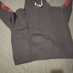 Black and red Hoodie 