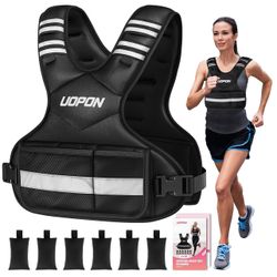 Adjustable Weighted Vest for Women, 6-12 Lbs Rucking